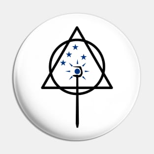 Wizard cat symbol Pin