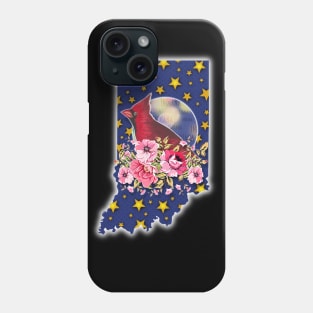 INDIANA CARDINAL amongst the PEONIES😊 Phone Case