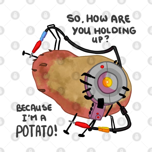 GLaDOS as a Potato by lindepet