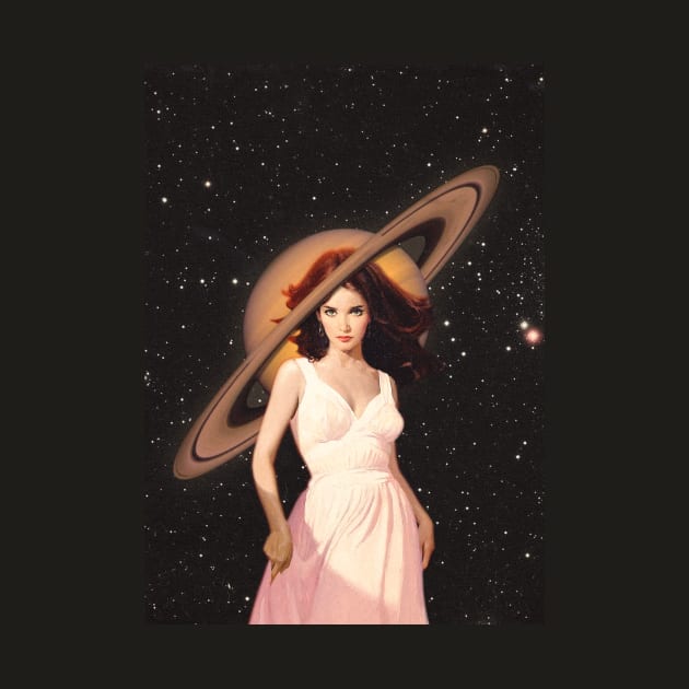 Saturn Woman by linearcollages