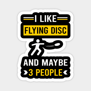 3 People Flying Disc Magnet