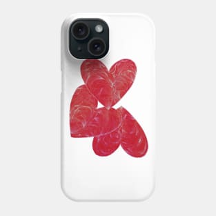 THREE HEARTS Phone Case