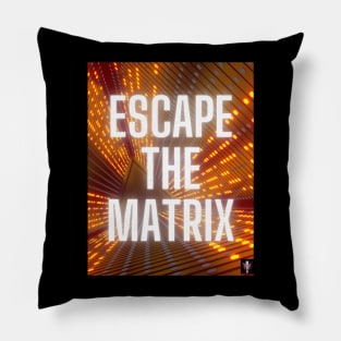 Escape The Matrix Pop Art Motivational Design Pillow