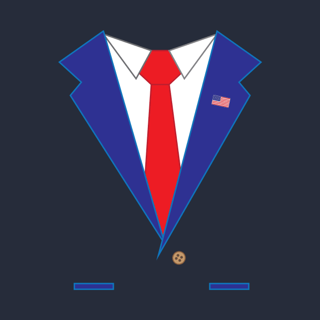 2017 HALLOWEEN PRESIDENTIAL SUIT T SHIRT by ACRDesigns