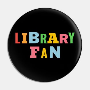 Library Fan Pin