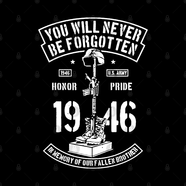 Military You Will Never Be Forgotten by JakeRhodes