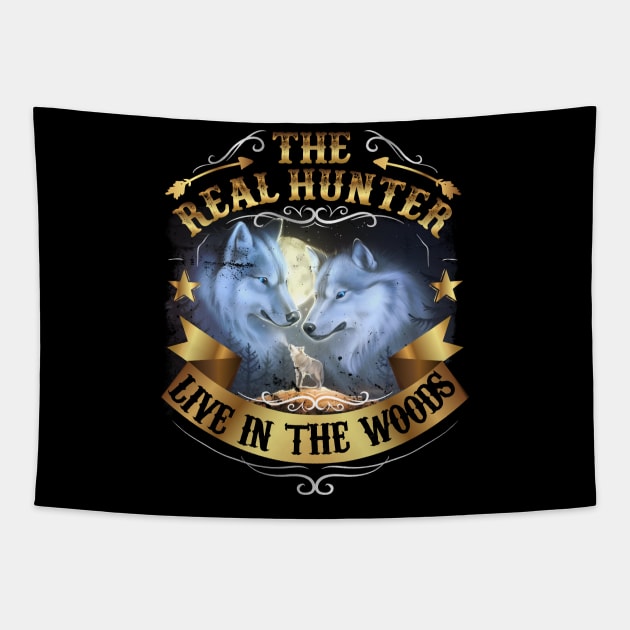 The Real Hunters - Hunting Gift Tapestry by Xpert Apparel