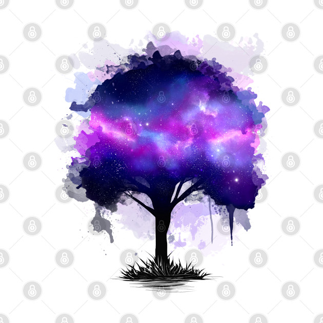 Galaxy tree - Galaxy - T-Shirt