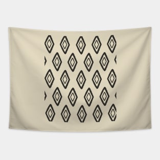 Mudcloth Pattern Minimalist  Abstract  Geometric Shapes Boho  Pattern Tapestry