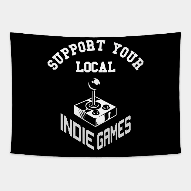 Support your local Indie Games Tapestry by Power Up Prints