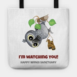 HWS Nerdy Birdy ~ African Grey Tote