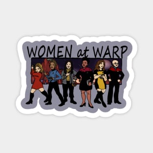 Women at Warp Crew Magnet