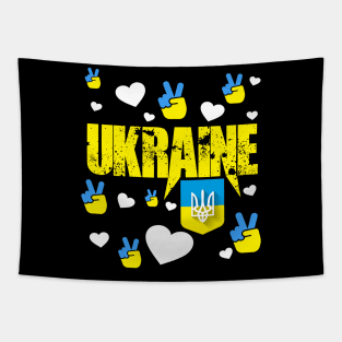 Ukraine trident Ukraine flag Ukrainian flag Ukraine Tapestry