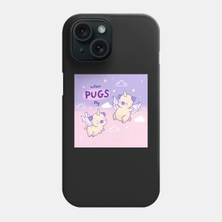 When Pugs Fly Phone Case