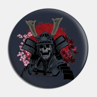 skull samurai Pin