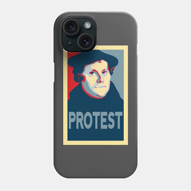 Martin Luther PROTEST Phone Case by SeeScotty