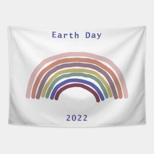 Balanced Rainbow Earth Day 2022 Tapestry