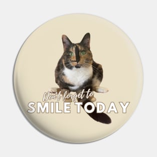 Snickers The Cat - Don't Forget to Smile Today 2nd version Pin