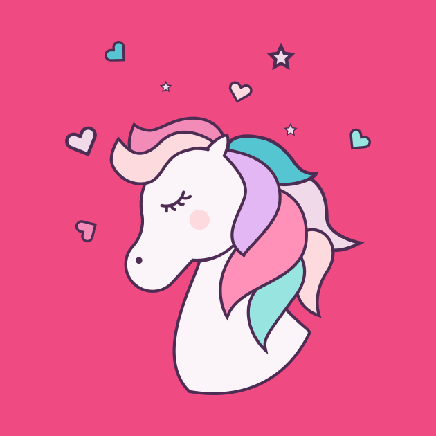 Zen the Love Unicorn by Claudiaco