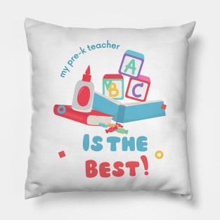 My pre-k teacher is the best! Pillow