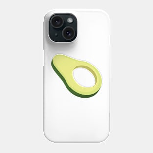 Avocado slice Phone Case