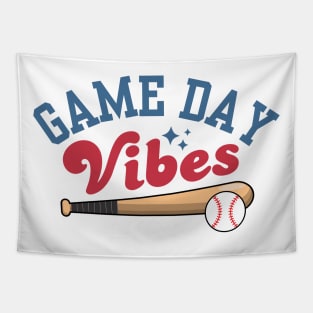 Game Day Vibes Baseball Tapestry