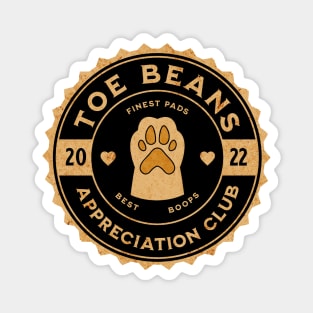 Toe Beans Appreciation Club Magnet