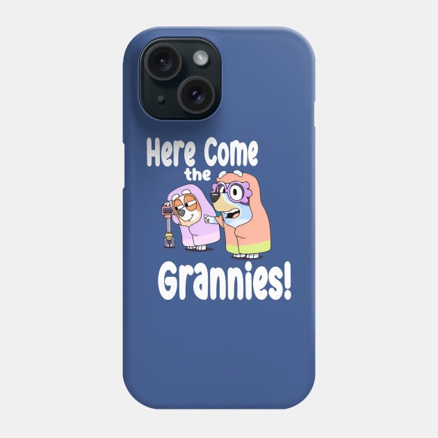 Here Come the Grannies! Phone Case by jersimage