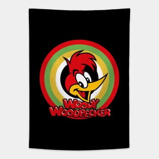 Woody Woodpecker Circle Style Tapestry