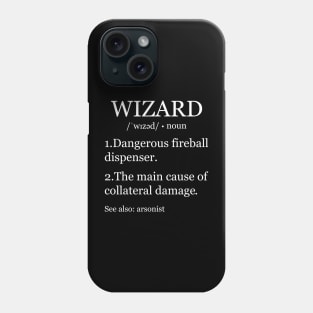 Sarcastic Wizard Definition Phone Case