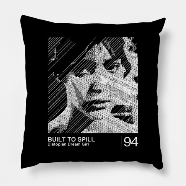 Built To Spill / Minimalist Graphic Fan Artwork Design Pillow by saudade