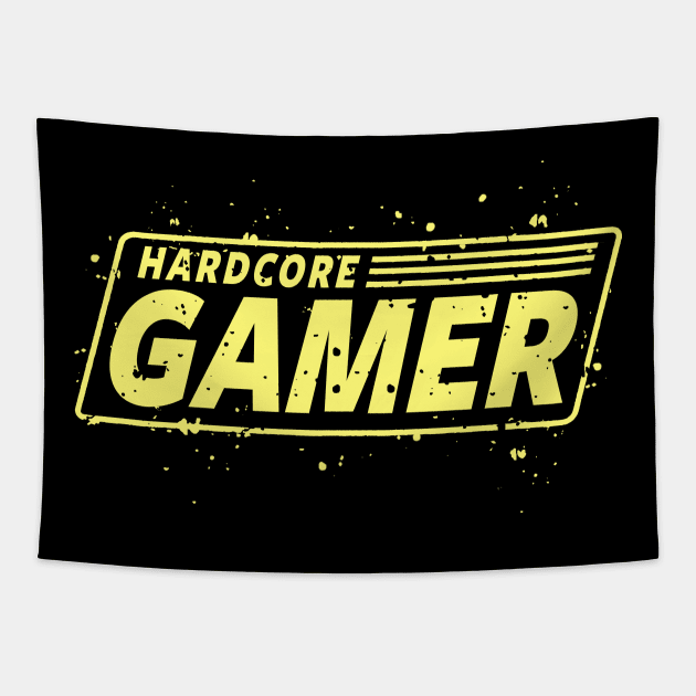 GAMING - GAMER - HARDCORE GAMER Tapestry by Tshirt Samurai