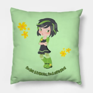 cute powerpuff girls buttercup Pillow