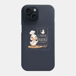 i choose violence Phone Case