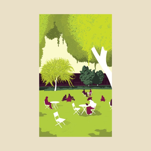 Reading in the Park by Nathan Watkins Design