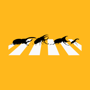 Beetles Crossing Road T-Shirt