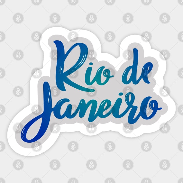 Rio de Janeiro - Rio De Janeiro - Sticker | TeePublic
