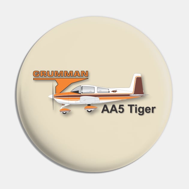 Grumman AA5 Tiger Pin by GregThompson