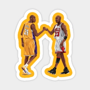 BASKETBALLART -  GOAT 24 GOAT 23 Magnet