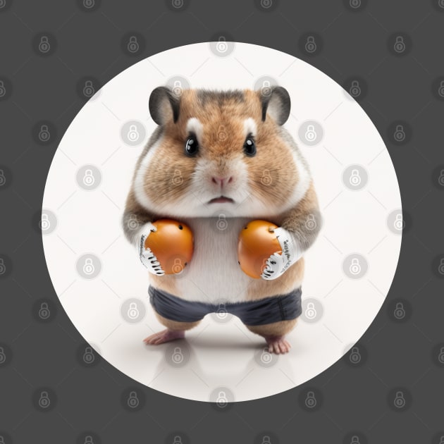 Hamster as a boxer by Rabbit Hole Designs