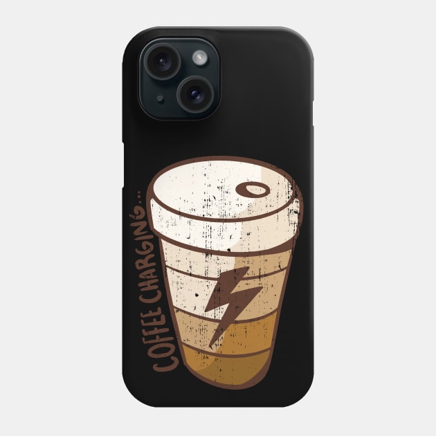 Coffee Charging Phone Case by Promen Shirts