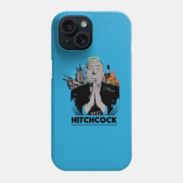 Alfred Hitchcock Phone Case by Frajtgorski