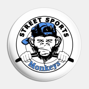 Monkeys Street Sports Pin
