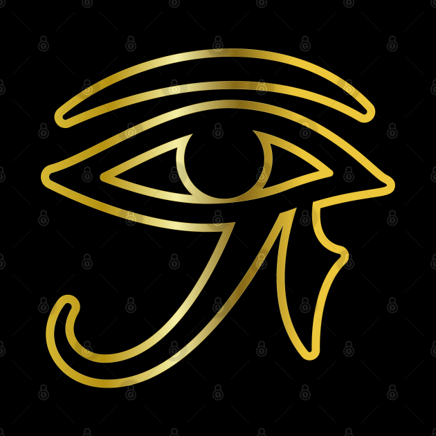 Egyptian Eye Of Ra Pharao Gift Idea Africa Pyramid by Macphisto Shirts