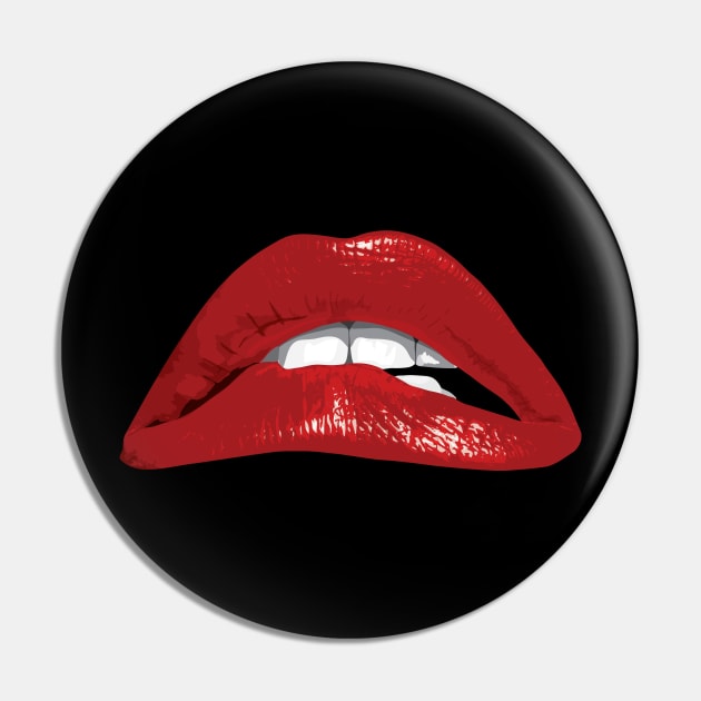 Rocky Horror lips Pin by zellsbells