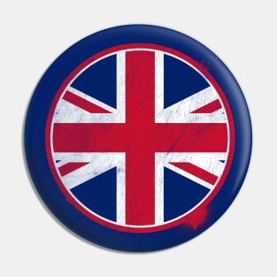 Distressed UK Union Jack Pin