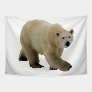 Low Poly Polarbear Tapestry