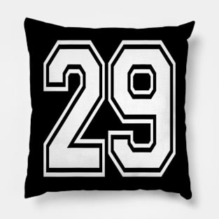 Number 29 Sports Player Number Pillow