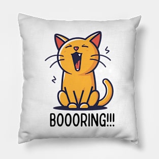 Boooring! Pillow