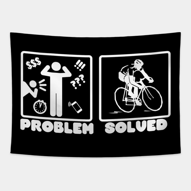 Problem Solved Biking Tapestry by TheUnknown93